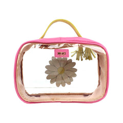 Necessaire Crystal P Margarida Rosa Orquídea com Lima Prada Pronta Entrega