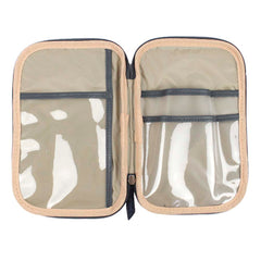 Necessaire Dental Masculina Chumbo com Marinho Liso Pronta Entrega