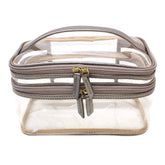 Necessaire Make Dupla Crystal Níquel Pronta Entrega