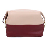 Necessaire Make Up Burgundy Liso com Rose Liso Pronta Entrega