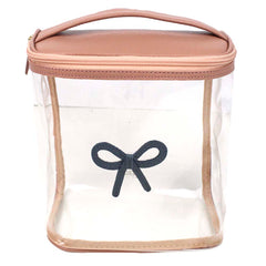 Necessaire Mami Laço Rococó Algodão Doce Liso com Oceano Pronta Entrega
