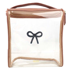 Necessaire Mami Laço Rococó Algodão Doce Liso com Oceano Pronta Entrega