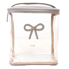 Necessaire Mami Laço Rococó em Couro e Vinil Personalizado