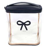 Necessaire Mami Laço Rococó Marinho Liso Pronta Entrega