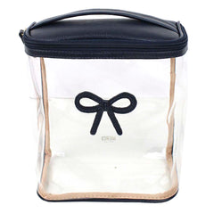 Necessaire Mami Laço Rococó Marinho Liso Pronta Entrega