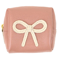 Necessaire Mami Mini Laço Rococó Algodão Doce Liso com Off White Liso Pronta Entrega