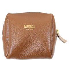 Necessaire Mami Mini Laço Rococó Caramelo Liso com Rose Liso Pronta Entrega