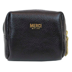 Necessaire Mami Mini Laço Rococó Preto Liso com Dourado Pronta Entrega