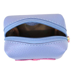 Necessaire Mami Mini Laço Rococó Sky com Rosa Orquídea Pronta Entrega