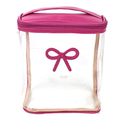 Necessaire Mami Laço Rococó em Couro e Vinil Personalizado