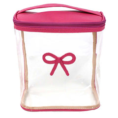Necessaire Mami Laço Rococó em Couro e Vinil Personalizado