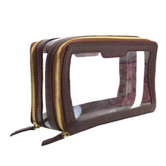 Necessaire Mini Crystal Café Pronta Entrega