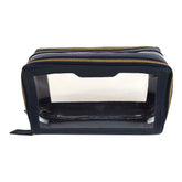 Necessaire Mini Crystal Marinho Liso Pronta Entrega