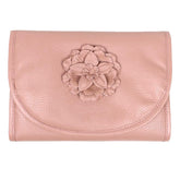 Necessaire Porta Laço Camélia em Couro Personalizada