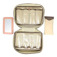 Necessaire Porta Óculos para 8 Óculos com Espelho em Couro Personalizada