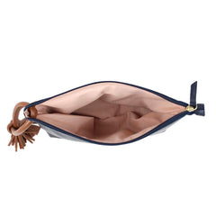 Necessaire Sandrine G Marinho Liso com Caramelo Liso Pronta Entrega