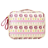 Necessaire Sarah Estampa Índia em Couro Personalizada