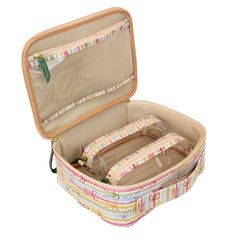 Necessaire Sarah Estampa Korea em Couro Personalizada