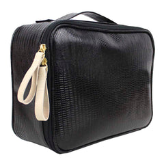 Necessaire Sarah Preto Paris com Off White Lesard Pronta Entrega