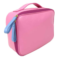 Necessaire Sarah Rosa Orquídea com Sky Pronta Entrega