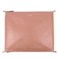 Necessaire Trocas Borboleta Algodão Doce Liso com Off White Liso e Jade Pronta Entrega