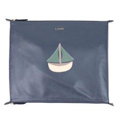 Necessaire Trocas Barco em Couro Personalizada