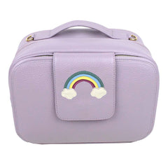 Bolsa de Bebê Mini Arco Íris em Couro Personalizada