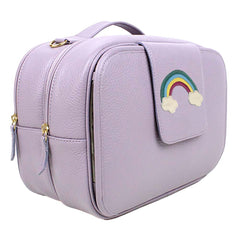 Bolsa de Bebê Mini Arco Íris em Couro Personalizada