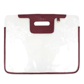 Pasta Crystal Professor Burgundy Liso Pronta Entrega