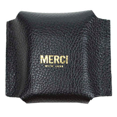 Porta Carimbo Preto Liso com Preto Paris Pronta Entrega