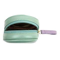 Porta Carregador Menta Liso com Lilás Liso Pronta Entrega