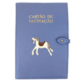 Porta Cartão De Vacina Cavalo Joca Sky com Atmosfera e Caramelo Liso Pronta Entrega