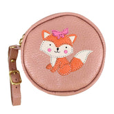 Porta Chupeta Raposa Feminina em Couro Personalizada