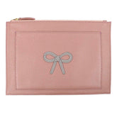 Porta Documento Borboleta Algodão Doce Liso com Off White Liso e Menta Liso Pronta Entrega