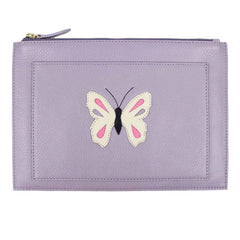 Porta Documento Borboleta em Couro Personalizado