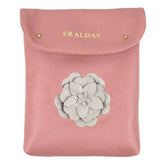 Porta Fralda Camélia em Couro Personalizada