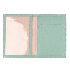 Porta Identidade Bordado Muguet em Couro Personalizado