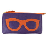 Porta Óculos Lunettes Purple com Tangerina Liso Pronta Entrega