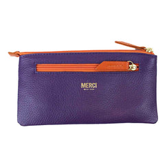 Porta Óculos Lunettes Purple com Tangerina Liso Pronta Entrega