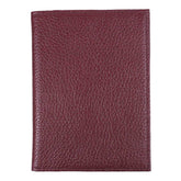 Porta Passaporte Burgundy Liso Pronta Entrega