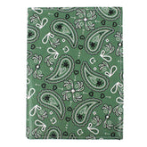 Porta Passaporte Estampa Paisley Verde Pronta Entrega