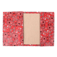 Porta Passaporte Estampa Paisley em Couro Personalizado