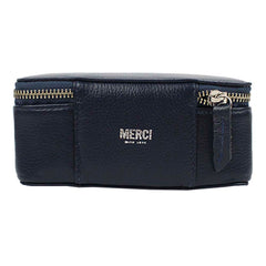 Porta Relógio Triplo Marinho Liso Pronta Entrega