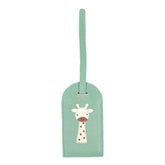 Tag de Mala Girafinha Masculino Menta Liso com Caramelo Liso Pronta Entrega