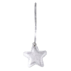 Tag Estrela Prata com Lilás Liso Pronta Entrega