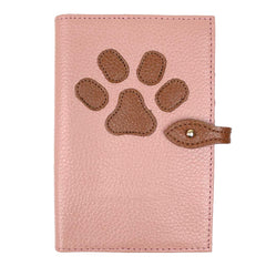 Porta Cartão de Vacina Pet em Couro Personalizado