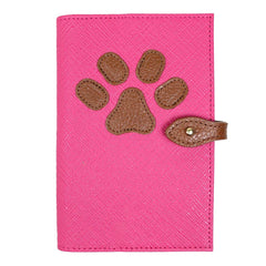 Porta Cartão de Vacina Pet em Couro Personalizado