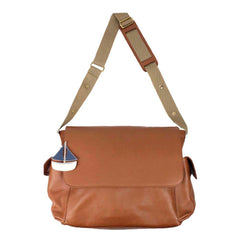 Bolsa de Bebê Tag Barco em Couro Personalizada