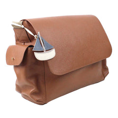 Bolsa de Bebê Tag Barco em Couro Personalizada