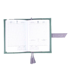 Agenda Hope 2026 Jade com Lilás Liso Pronta Entrega